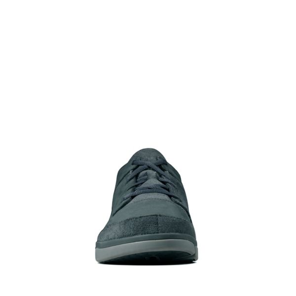 Clarks Mens Tri Verve Lace Trainers Dark Grey | CA-623978